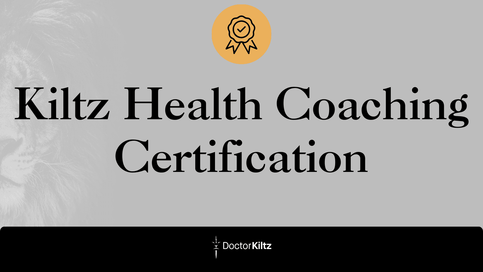 Kiltz Health Coaching Certification program for keto and carnivore coaches