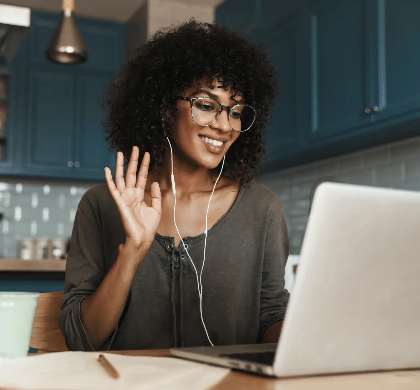 Kiltz Health virtual coaching session on laptop, personalized wellness guidance