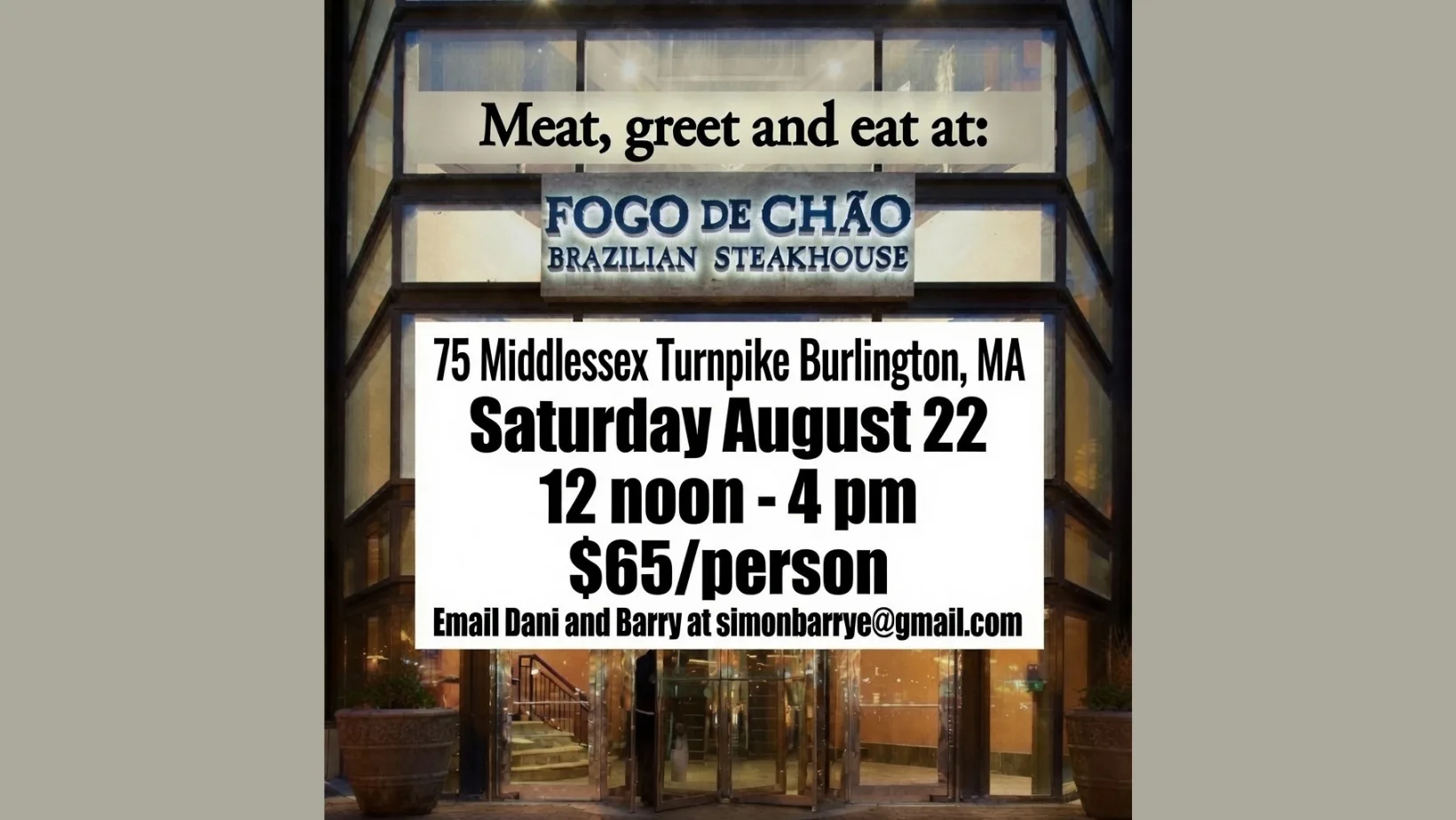 Meet, Greet & Eat — Kiltz Health event
